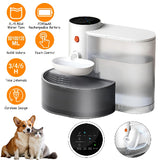 Smart Pet Water Fountain 3L - Cordless Auto-Refill with Touch Control