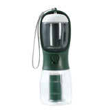 3-in-1 Portable Pet Water & Food Cup with Waste Bag Dispenser - Travel Bottle