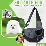 Portable Pet Carrier Crossbody Bag - Outdoor Travel Bag for Small Dogs & Cats