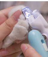 LED Pet Nail Clippers - Electric Nail Grinder with Light for Dogs & Cats