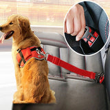 Pet Car Seat Belt - Adjustable Safety Harness for Dogs & Cats