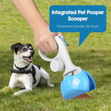 Heavy-Duty Pet Pooper Scooper with Trash Bag Holder - Non-Breakable Design