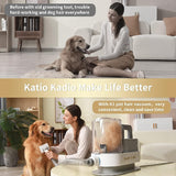 Pet Grooming Kit 5-in-1 - Low Noise Vacuum Hair Remover
