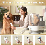 Pet Grooming Kit 5-in-1 - Low Noise Vacuum Hair Remover