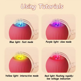 Smart Cat Interactive Ball Toy - USB Rechargeable Rolling Ball with Tail