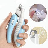 LED Pet Nail Clippers - Electric Nail Grinder with Light for Dogs & Cats
