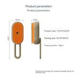 3-in-1 Electric Steam Brush for Cats & Dogs - Pet Grooming Massage Comb
