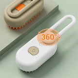 3-in-1 Electric Steam Brush for Cats & Dogs - Pet Grooming Massage Comb
