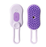 3-in-1 Electric Steam Brush for Cats & Dogs - Pet Grooming Massage Comb